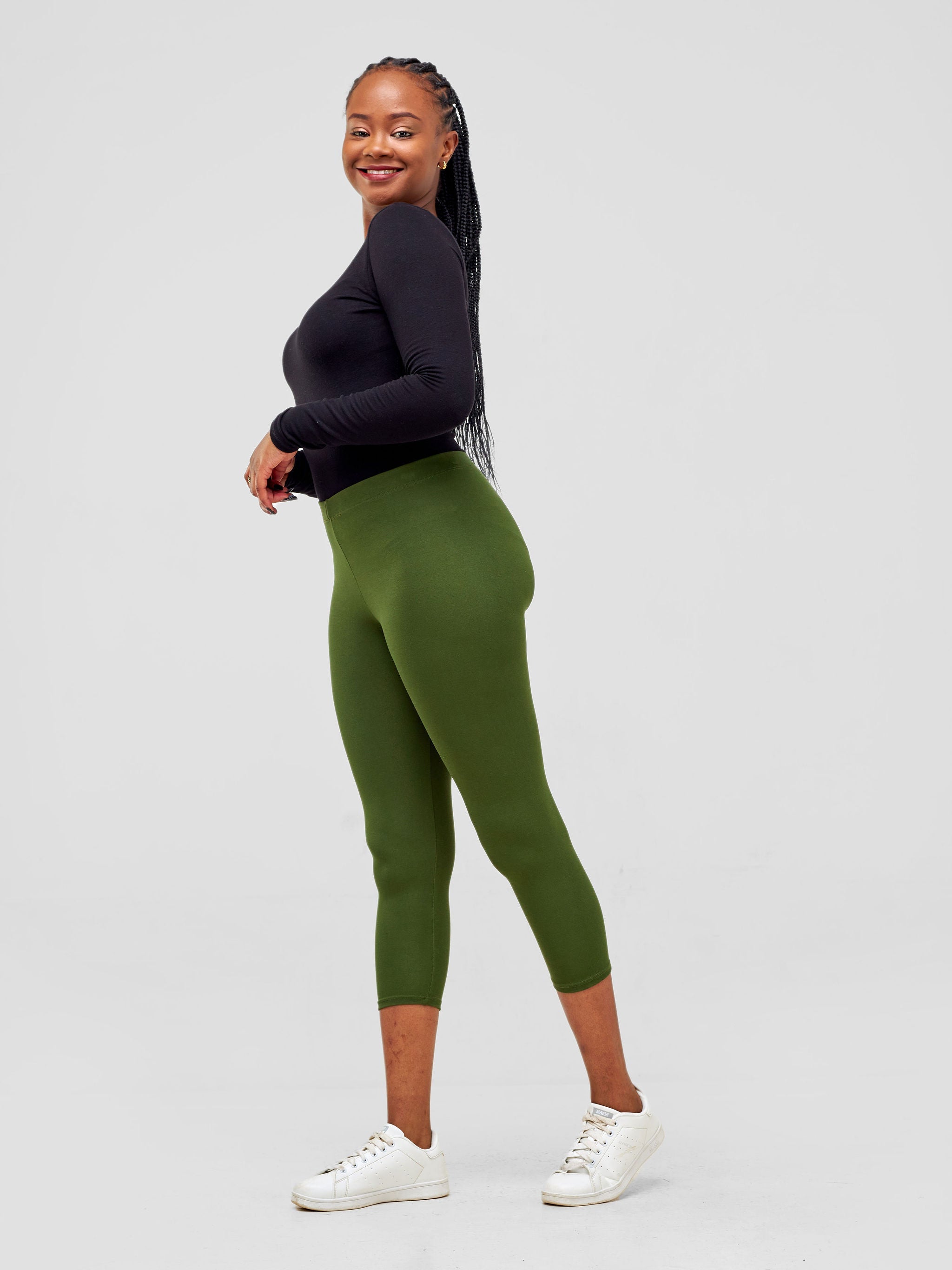 Zoya Capri Leggings - Hunters