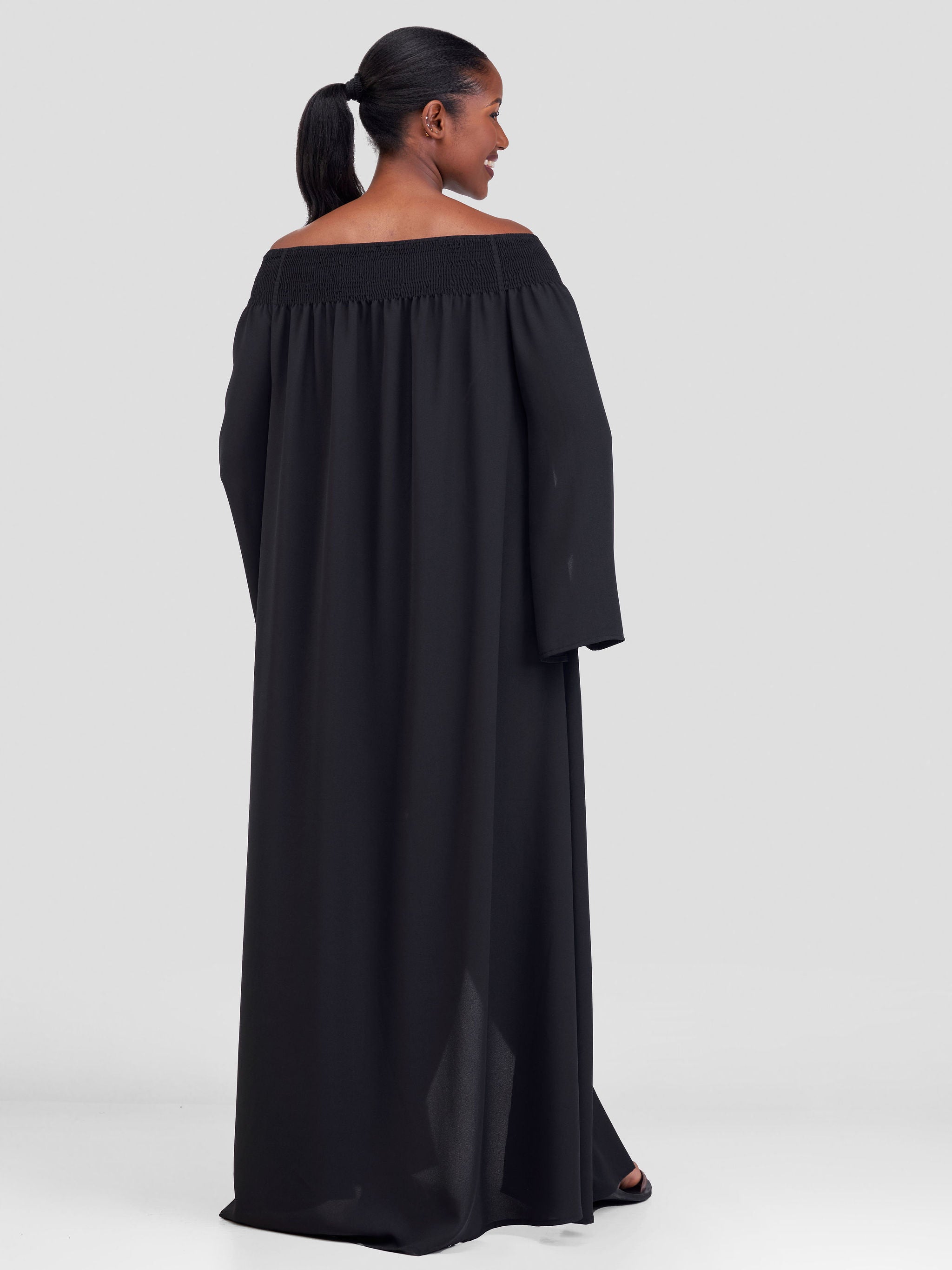 Vivo Sarabi Off - Shoulder Maxi Top - Black