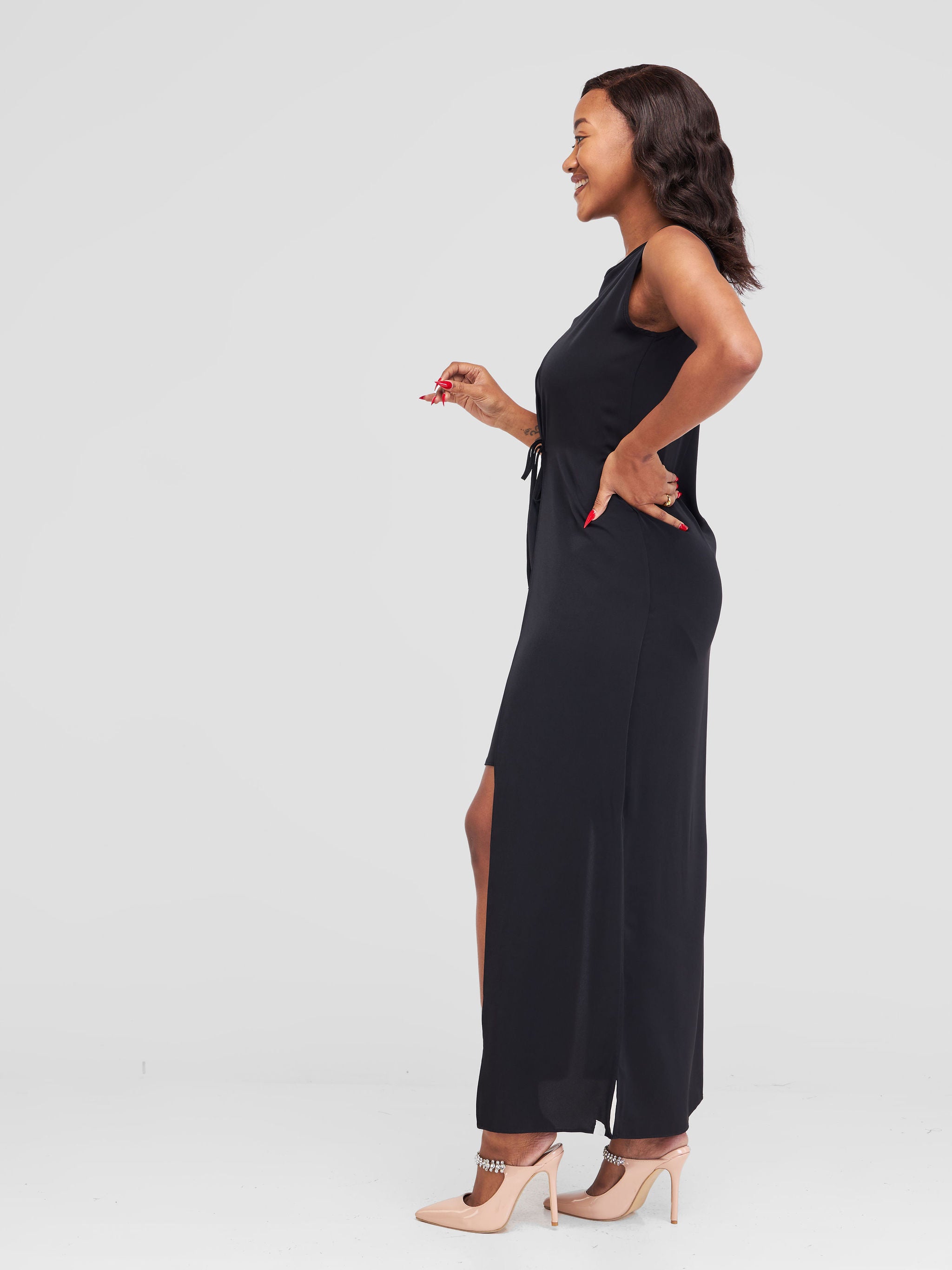 Vivo Dali Panel Dress - Black