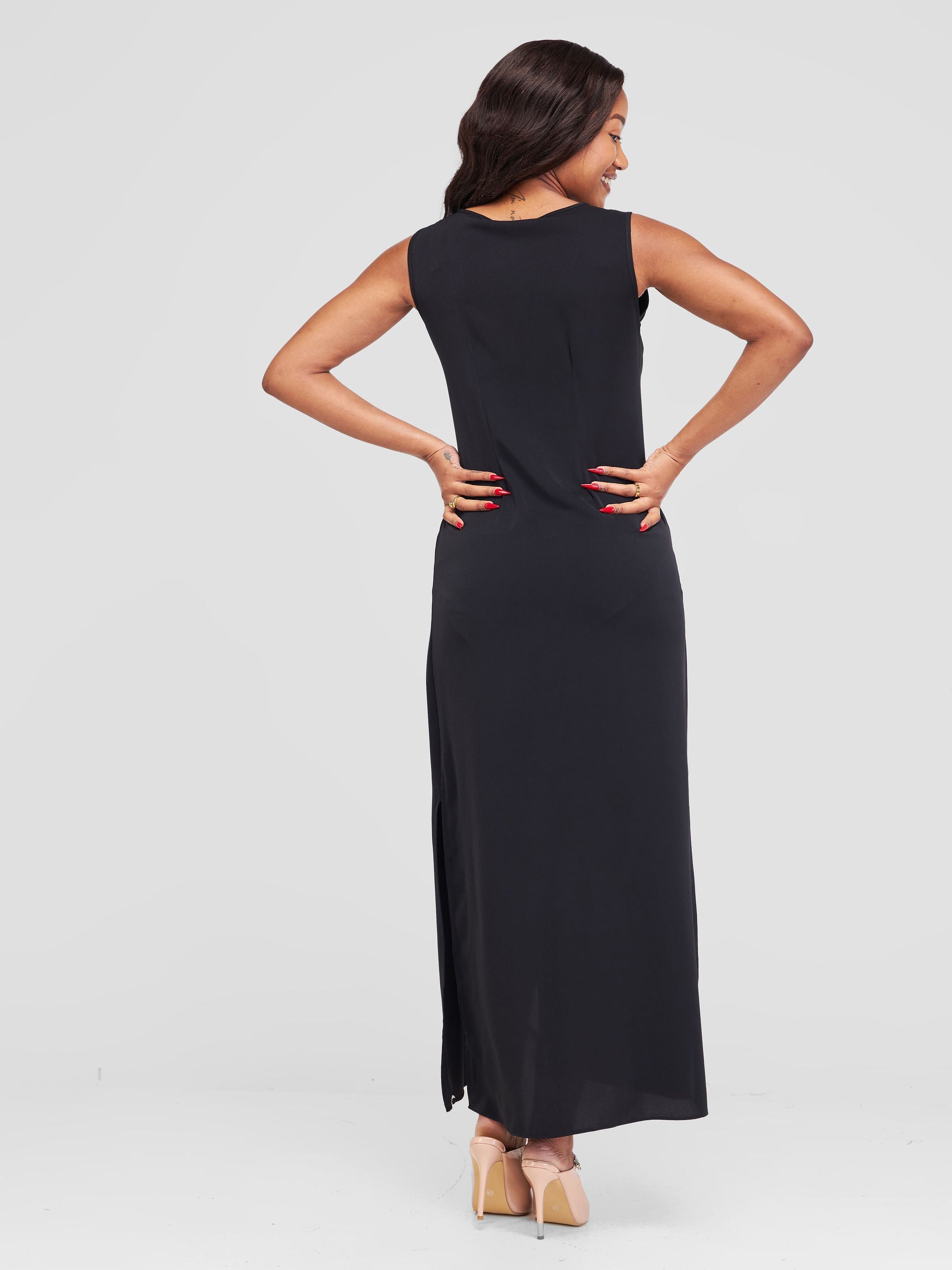 Vivo Dali Panel Dress - Black